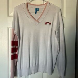 Kissing camels club sweater